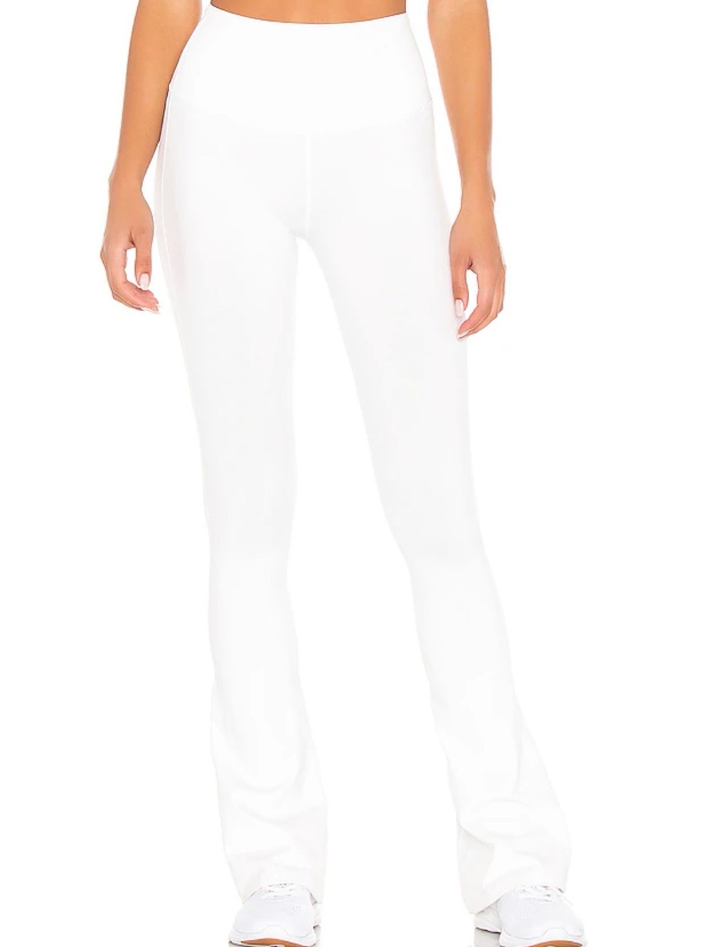Splits59 White High-Rise Flare Leggings